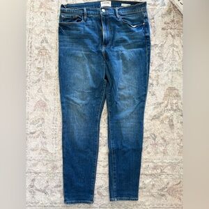 Frame Denim Women's Skinny Jeans - Classic Blue